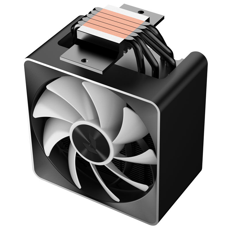APNX AP1-V CPU-kjøler 120 mm ARGB svart 245 W TDP - APNX