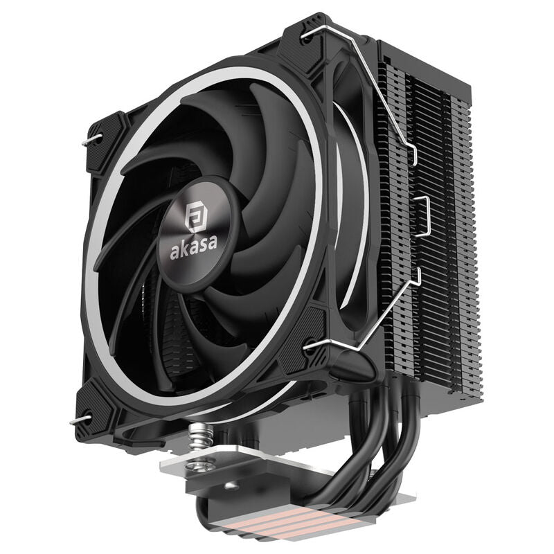 Akasa SOHO H4 Plus CPU-kjøler med AR12 Reverse vifte ARGB - Akasa