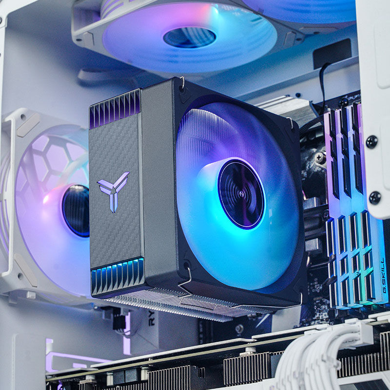 Jonsbo CR-1000 EVO ARGB CPU-kjøler 120 mm PWM 220 W TDP svart - Jonsbo