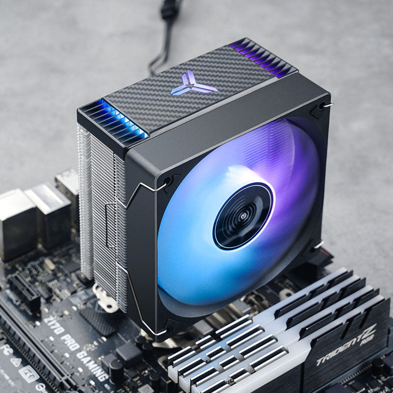 Jonsbo CR-1000 EVO ARGB CPU-kjøler 120 mm PWM 220 W TDP svart - Jonsbo