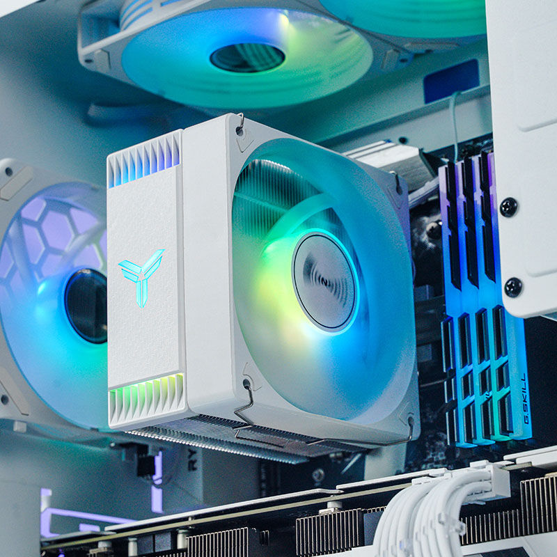 Jonsbo CR-1000 EVO ARGB CPU-kjøler 120 mm PWM 220 W TDP svart - Jonsbo