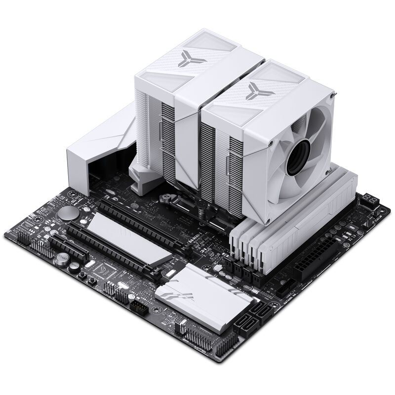 Jonsbo CR-1400 DV2 CPU-kjøler dobbelttårn 92 mm svart - Jonsbo