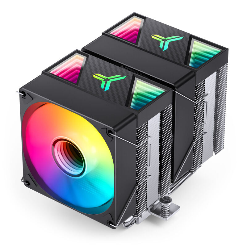 Jonsbo CR-1400 DV2 CPU-kjøler dobbelttårn 92 mm svart - Jonsbo
