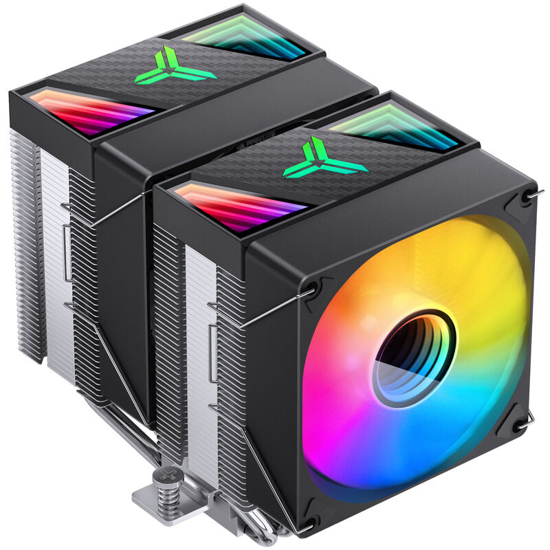 Jonsbo CR-1400 DV2 CPU-kjøler dobbelttårn 92 mm svart - Jonsbo