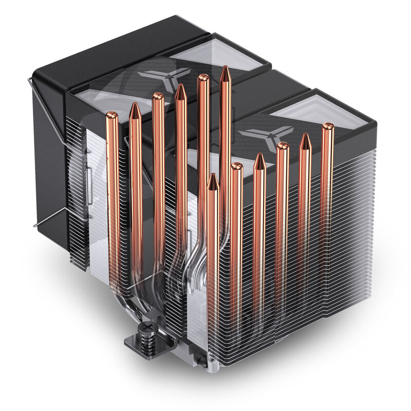 Jonsbo CR-1400 DV2 CPU-kjøler dobbelttårn 92 mm svart - Jonsbo