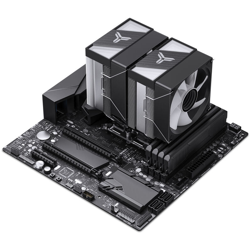 Jonsbo CR-1400 DV2 CPU-kjøler dobbelttårn 92 mm svart - Jonsbo