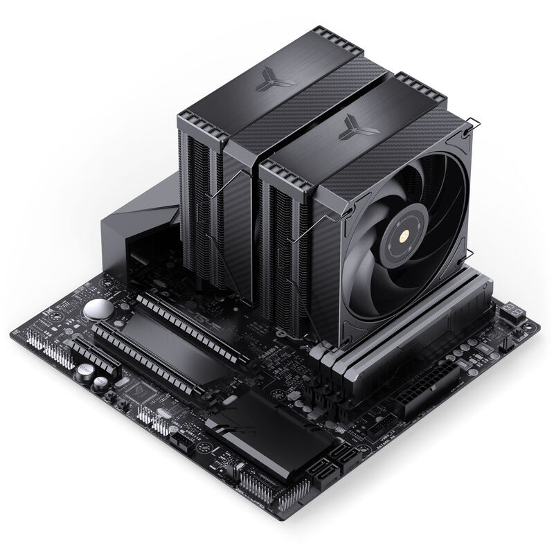 Jonsbo HX6280 CPU-kjøler dobbelttårn PWM RGB 130 mm hvit - Jonsbo