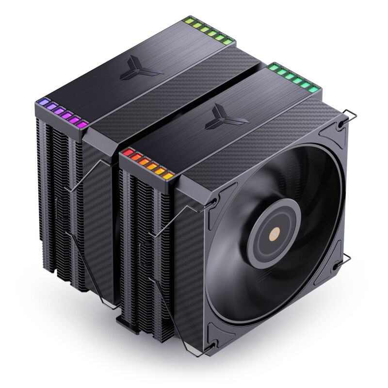 Jonsbo HX6280 CPU-kjøler dobbelttårn PWM RGB 130 mm hvit - Jonsbo
