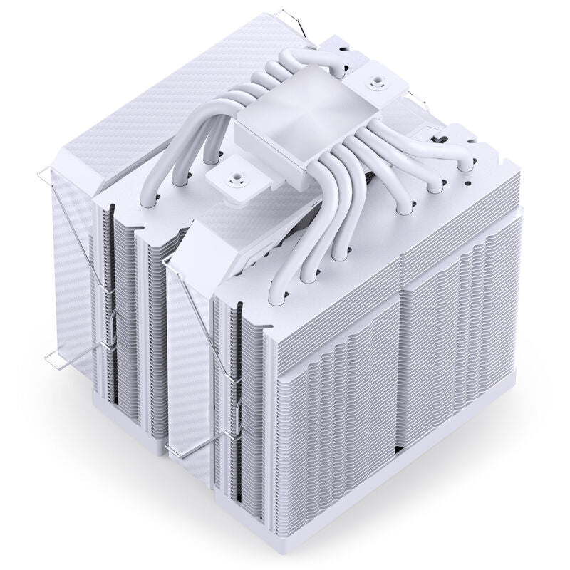 Jonsbo HX6280 CPU-kjøler dobbelttårn PWM RGB 130 mm hvit - Jonsbo