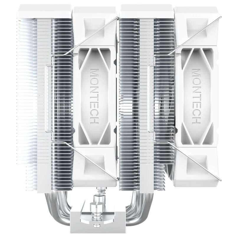 Montech NX600 CPU-kjøler dobbelttårn 2x 120 mm svart - Montech