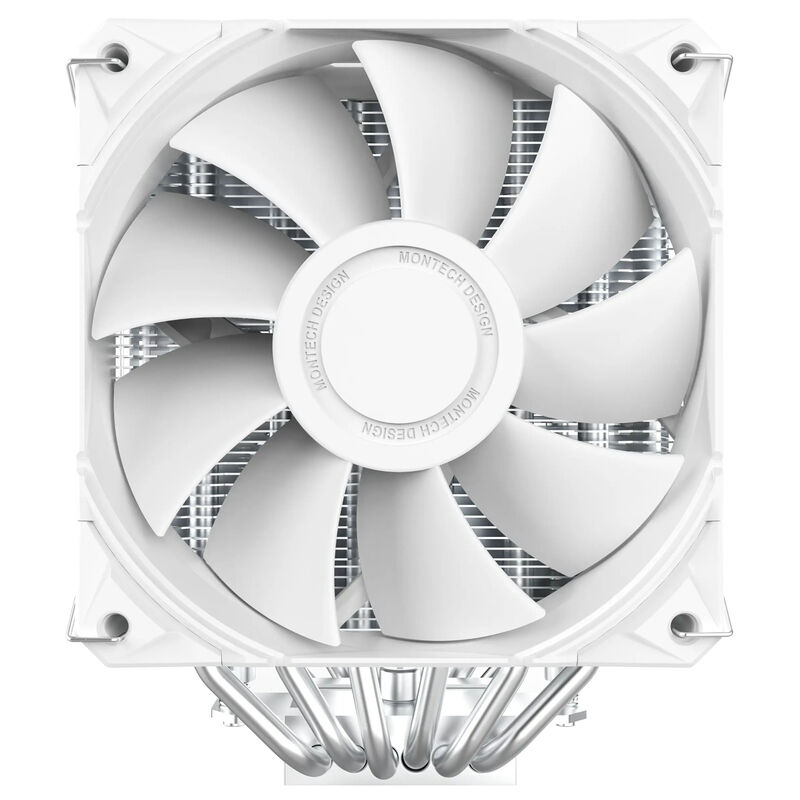 Montech NX600 CPU-kjøler dobbelttårn 2x 120 mm svart - Montech