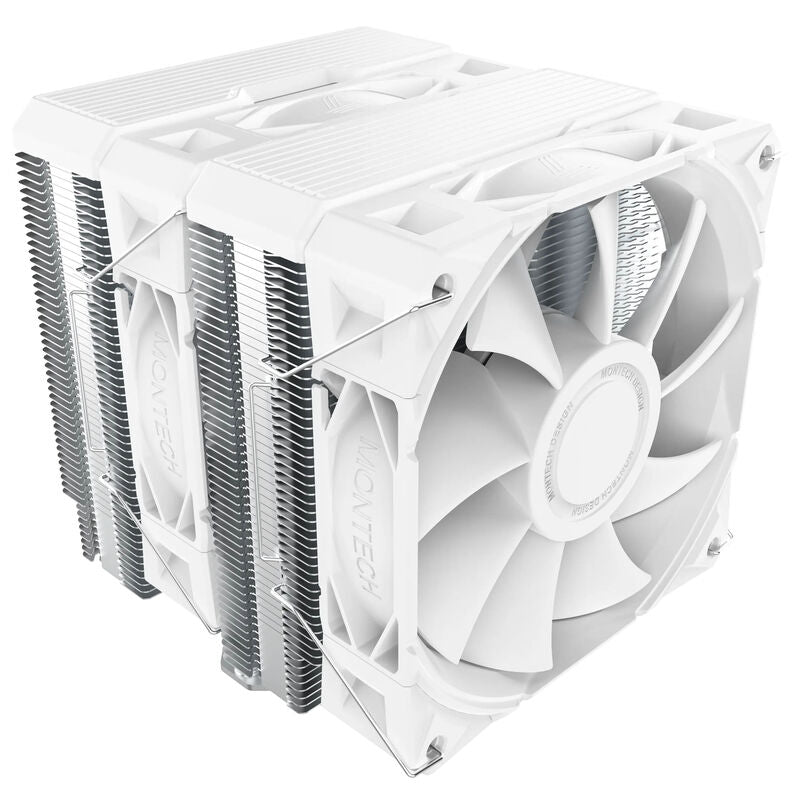 Montech NX600 CPU-kjøler dobbelttårn 2x 120 mm svart - Montech