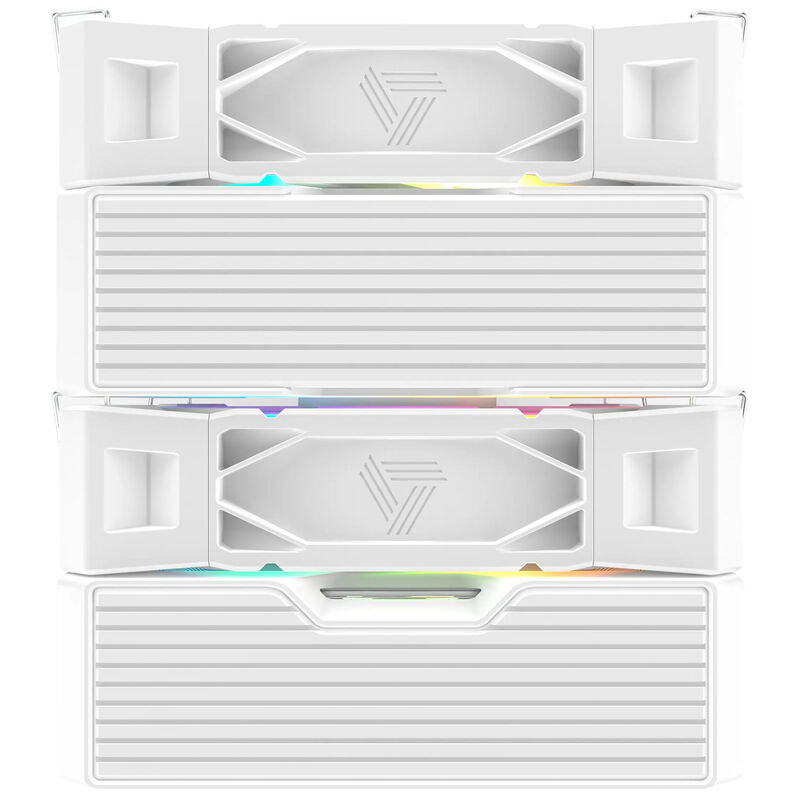 Montech NX600 ARGB CPU-kjøler dobbelttårn 2x 120 mm svart - Montech