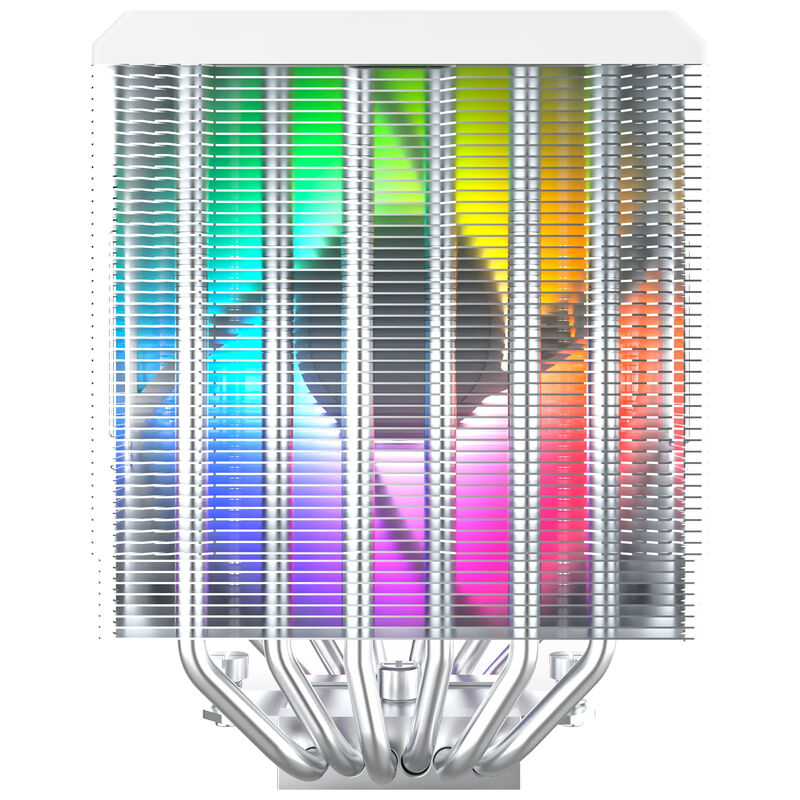 Montech NX600 ARGB CPU-kjøler dobbelttårn 2x 120 mm svart - Montech