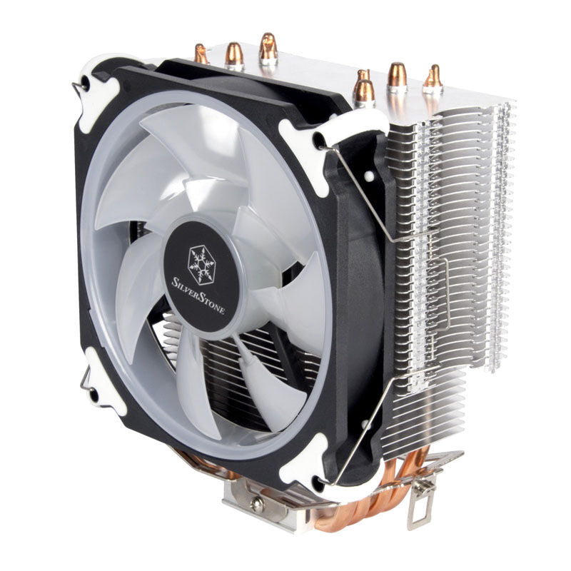 SilverStone Argon CPU-kjøler RGB 120 mm PWM - SilverStone