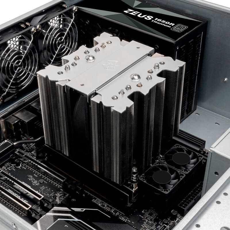 SilverStone SST-XED120S-WS CPU-kjøler dobbelttårn 450 W TDP - SilverStone