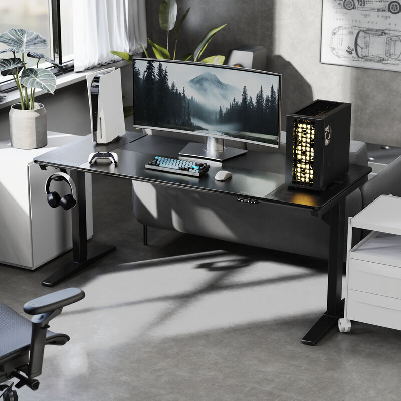 ThunderX3 LAB-X gamingpult høydejusterbar 170x75 cm svart - ThunderX3