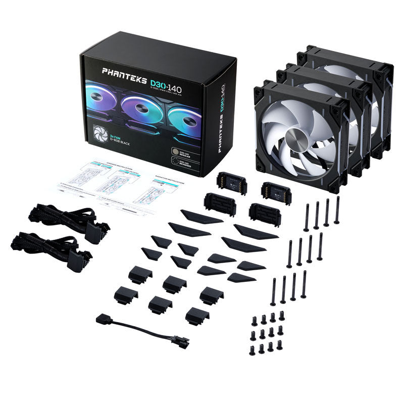 Phanteks NV9 MK2 kabinett E-ATX herdet glass ARGB vifter - Phanteks