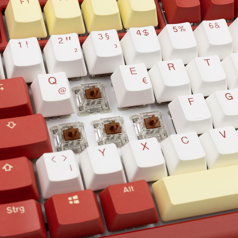 Ducky ProjectD x Fallout Tinker 75 tastatur + Nuka-Cola musematte MX2A Brown - Ducky