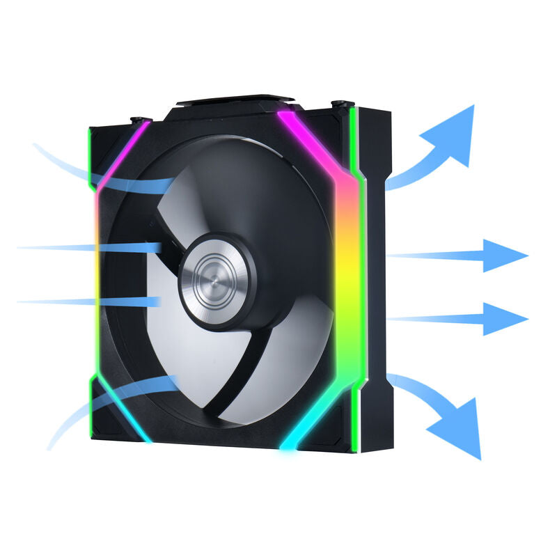 Lian Li O11D EVO kabinett herdet glass + UNI FAN SL 3-pack - Lian Li