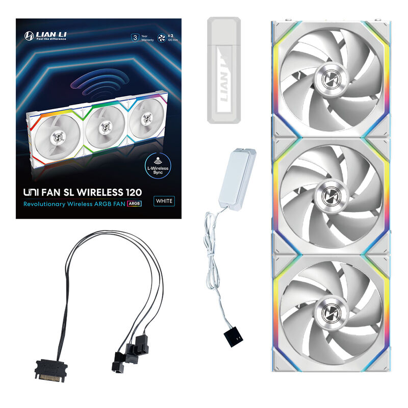 Lian Li O11D EVO RGB kabinett + UNI FAN SL Wireless 3-pack - Lian Li