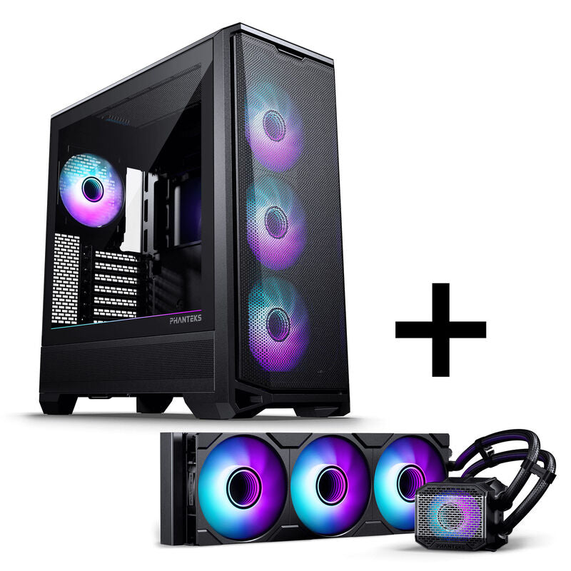 Phanteks Eclipse G400A kabinett midtårn + Glacier M25 Gen2 AIO - Phanteks