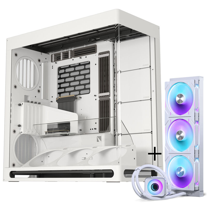 HAVN HS 420 VGPU kabinett + Phanteks Glacier One 420D30 AIO - HAVN