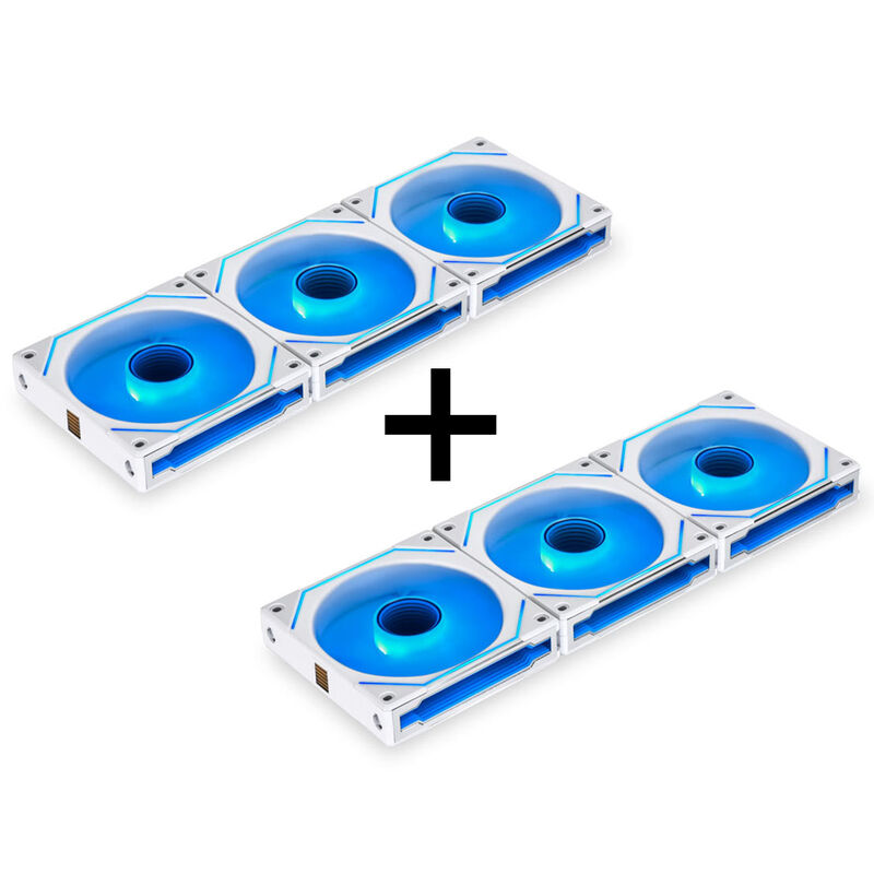 Lian Li UNI FAN SL-INF 120 Reverse Blade ARGB PWM vifte 6-pakning - Lian Li