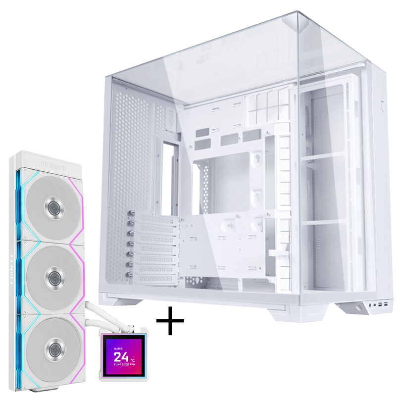 Lian Li O11 Vision Compact kabinett bundle HydroShift II 360 AiO - Lian Li