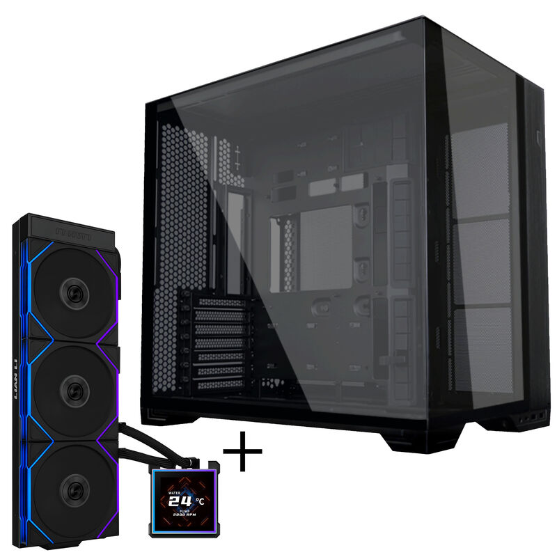Lian Li O11 Vision Compact kabinett bundle HydroShift II 360 AiO - Lian Li