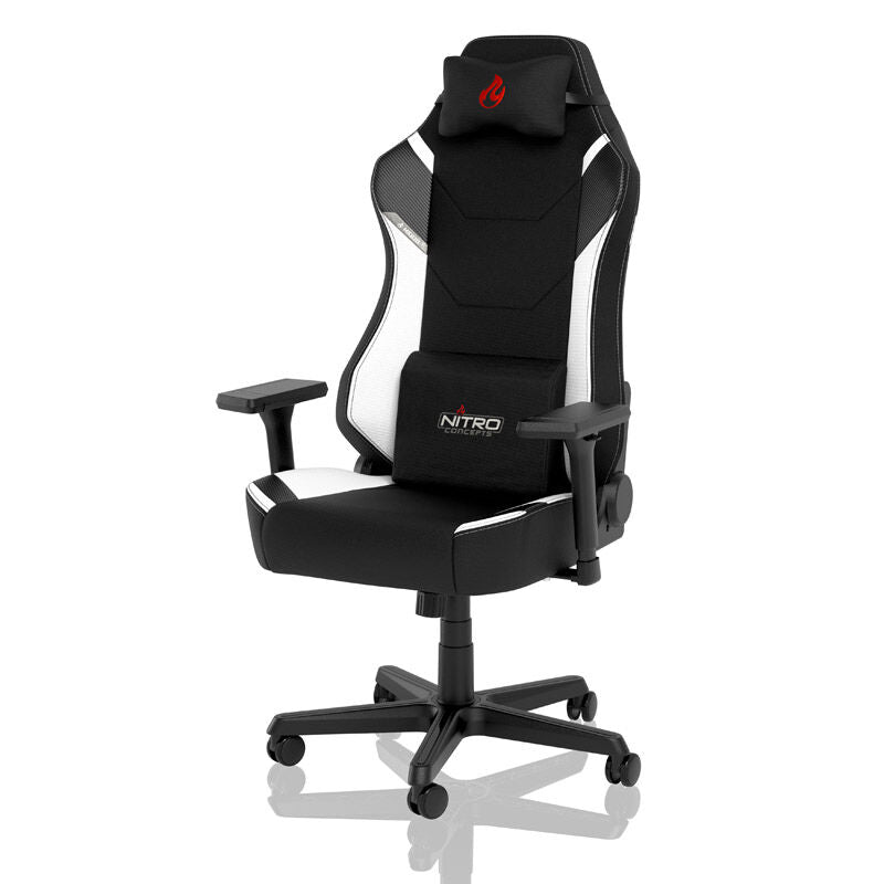 Nitro Concepts X1000 gamingstol Radiant White stoff - Nitro Concepts