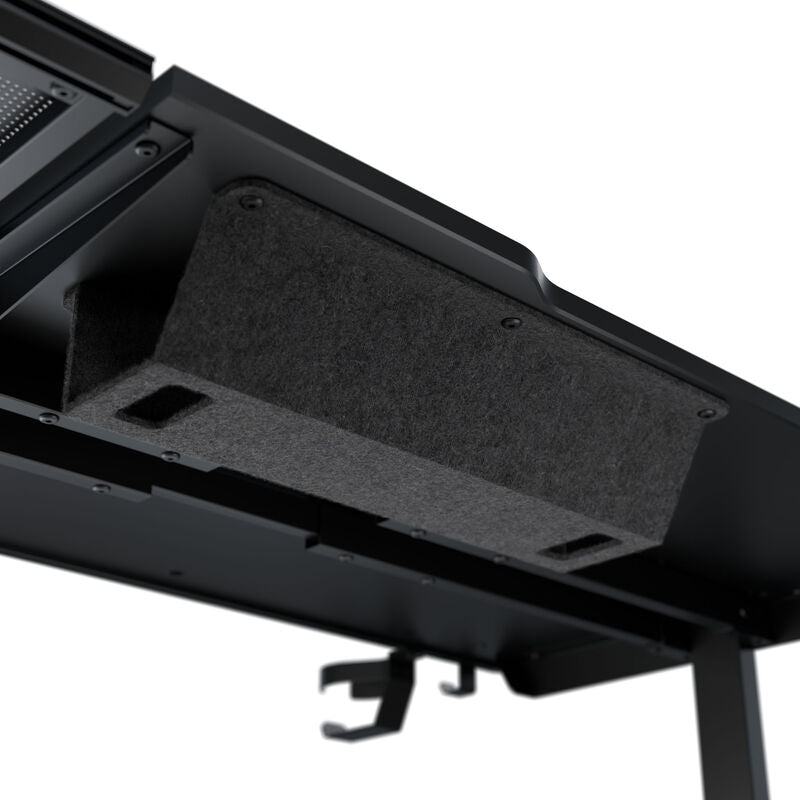 ThunderX3 LAB-X Lite gamingpult 130 cm herdet glass svart - ThunderX3