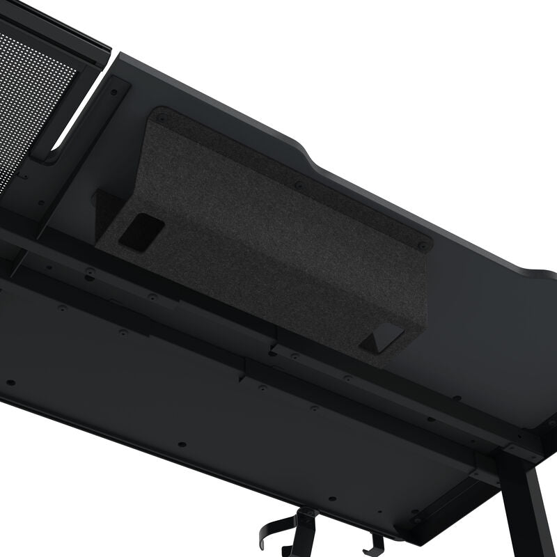 ThunderX3 LAB-X Lite gamingpult 130 cm herdet glass svart - ThunderX3