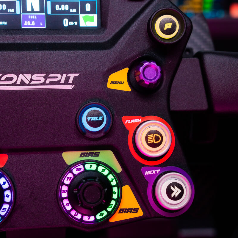 CONSPIT 310 APEX simracingratt 310 mm ARGB display svart - Conspit