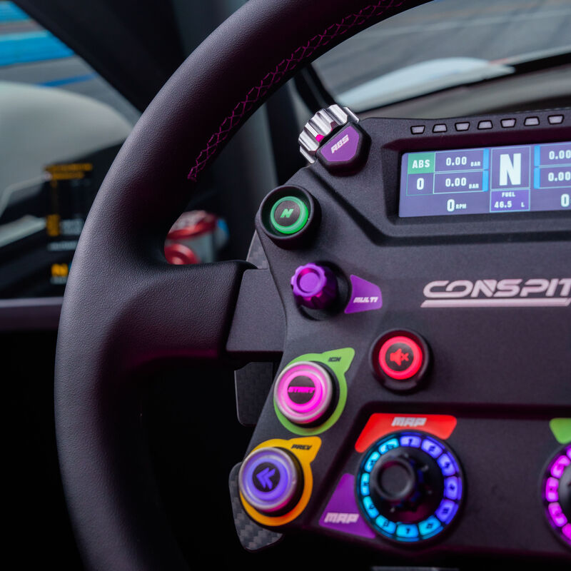 CONSPIT 310 APEX simracingratt 310 mm ARGB display svart - Conspit