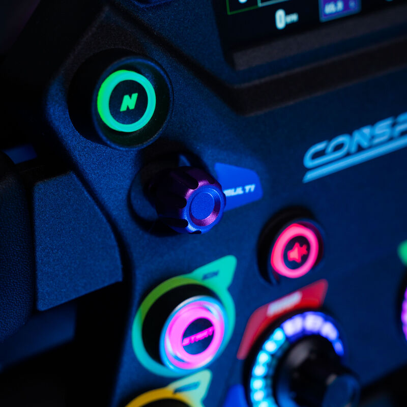 CONSPIT 310 APEX simracingratt 310 mm ARGB display svart - Conspit