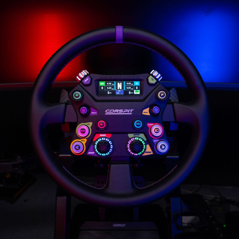 CONSPIT 310 APEX simracingratt ARGB 3" display 310 mm svart - Conspit