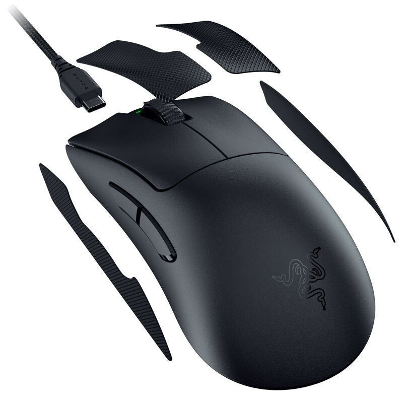 Razer DeathAdder V3 Pro trådløs gamingmus 30K DPI hvit - Razer