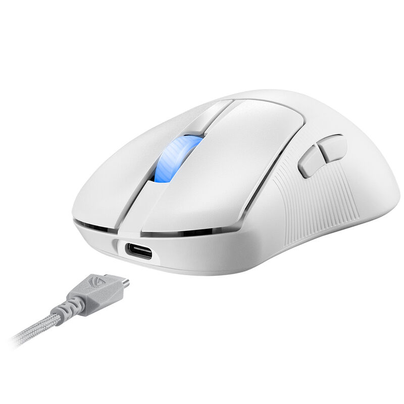 ASUS ROG Keris II Ace trådløs gamingmus 42000 DPI hvit - ASUS