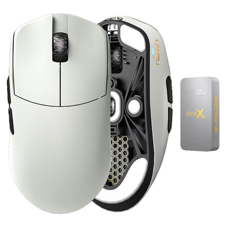 Lamzu Maya X trådløs gamingmus 8000 Hz 30000 DPI 47 g svart - Lamzu