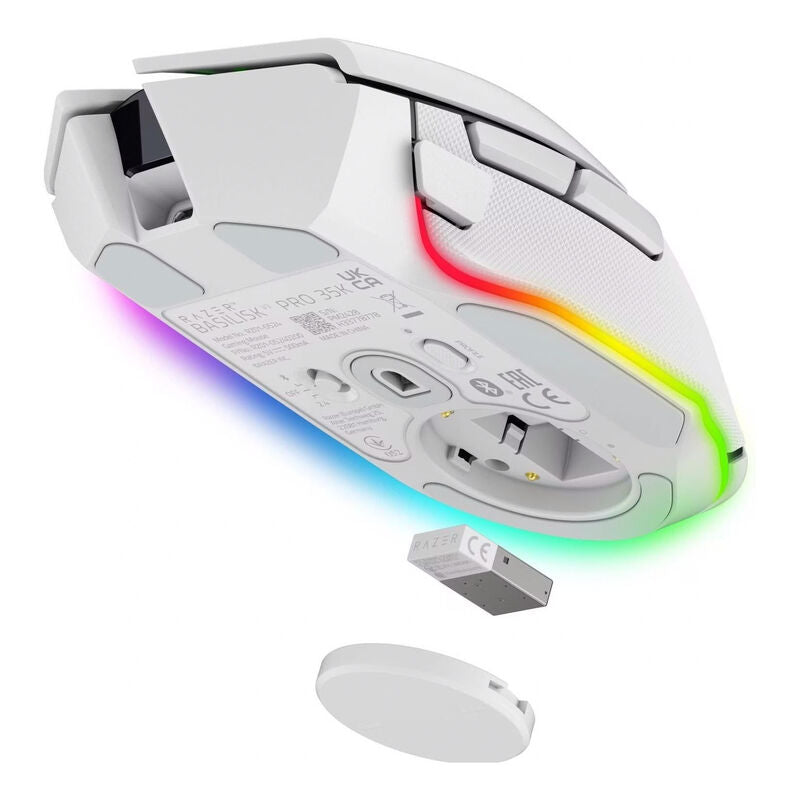 Razer Basilisk V3 Pro 35K trådløs gamingmus RGB hvit - Razer