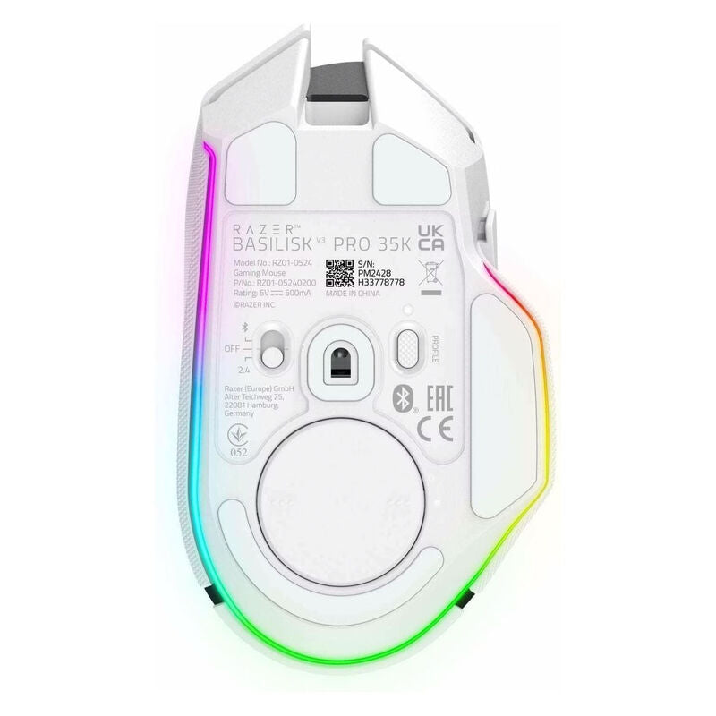 Razer Basilisk V3 Pro 35K trådløs gamingmus RGB hvit - Razer