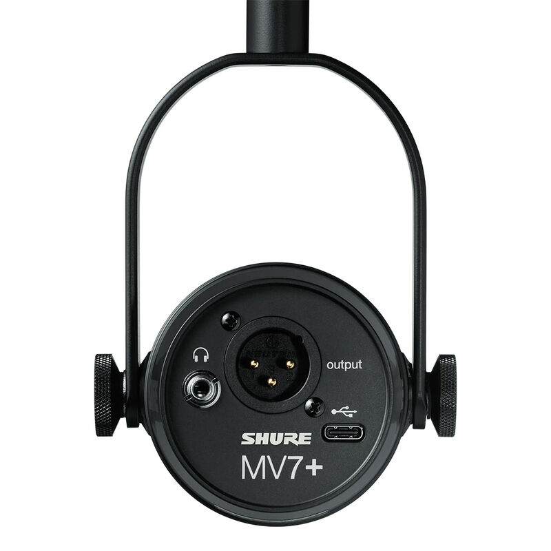 Shure MV7+ podcastmikrofon XLR/USB-C dynamisk hvit - Shure