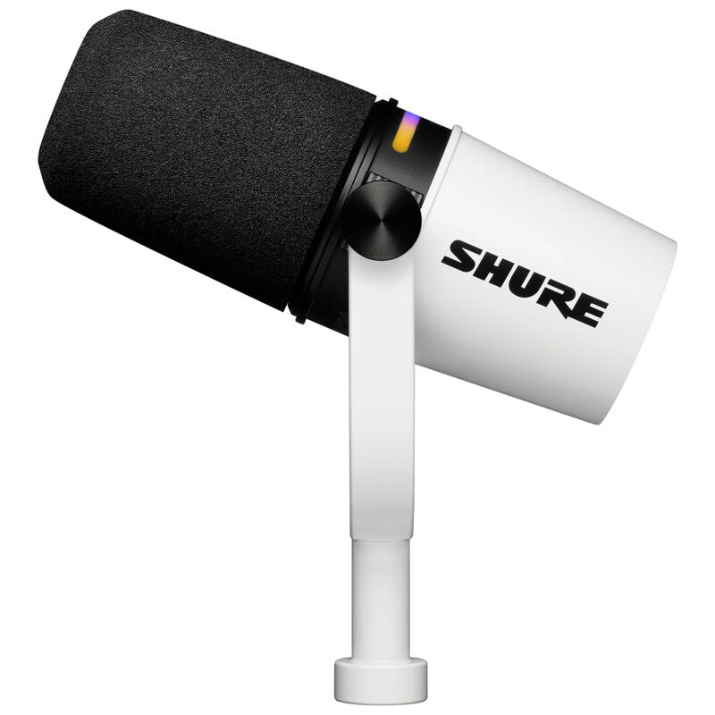 Shure MV7+ podcastmikrofon XLR/USB-C dynamisk hvit - Shure