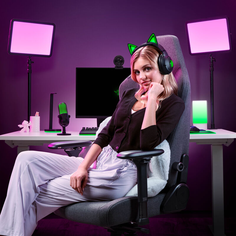 Razer Kraken Kitty V2 BT trådløs gamingheadset Bluetooth RGB - Razer