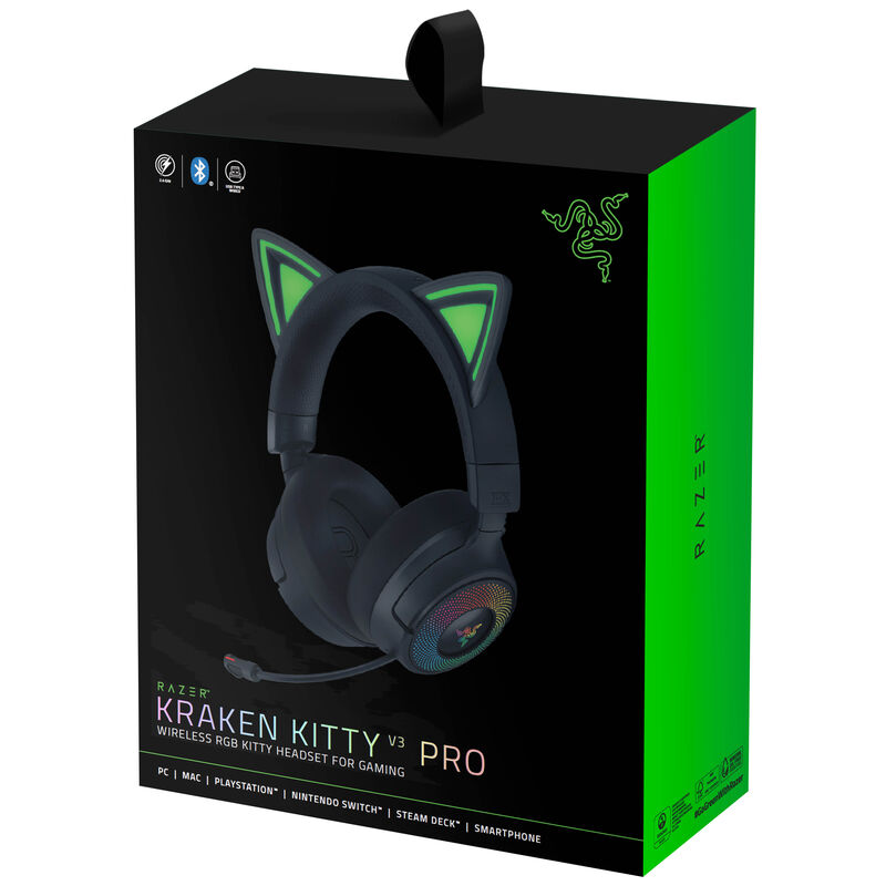 Razer Kraken Kitty V3 Pro trådløs gamingheadset Chroma RGB - Razer