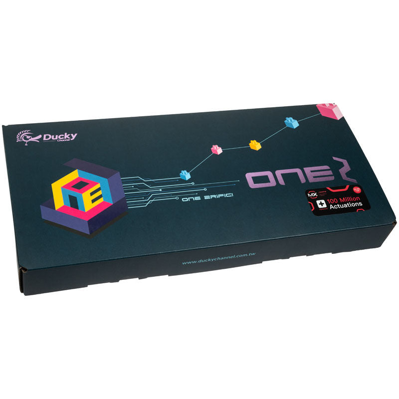 Ducky One 2 TKL PBT gamingtastatur RGB MX-Black svart - Ducky