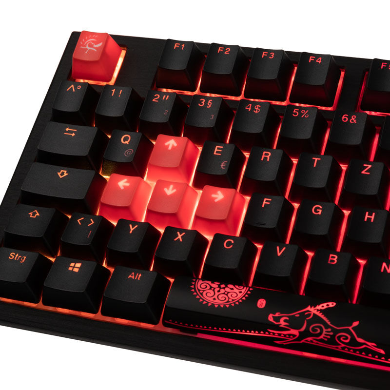Ducky Shine 7 PBT gamingtastatur RGB MX-Black fullstørrelse - Ducky