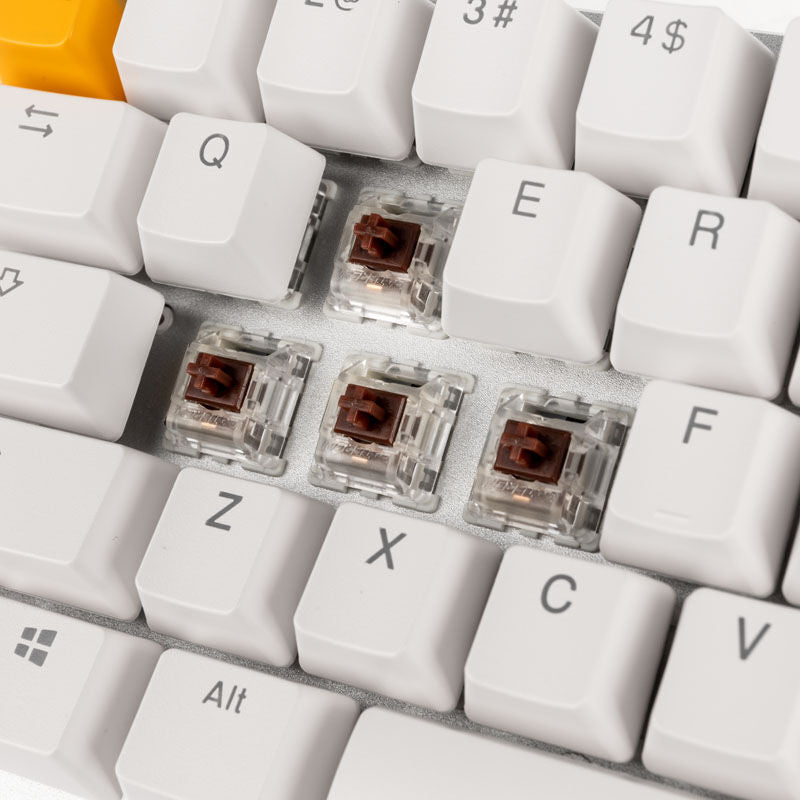 Glorious GMMK Compact Ice gamingtastatur 60% Gateron Brown - Glorious