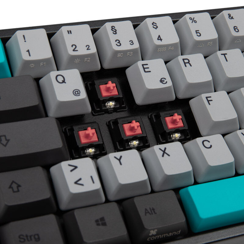 Ducky Miya Pro Moonlight TKL gamingtastatur MX-Silent-Red LED - Ducky